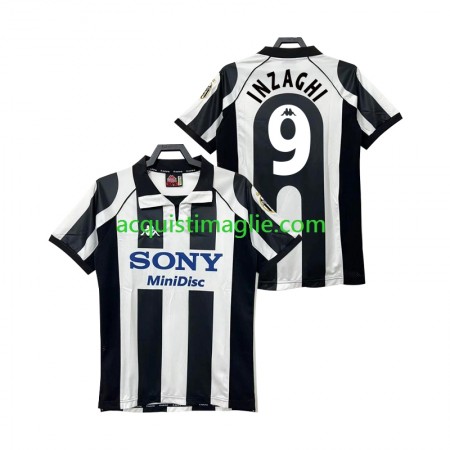Divisa di Calcio Juventus INZAGHI 9 Retro Prima 1997 1998